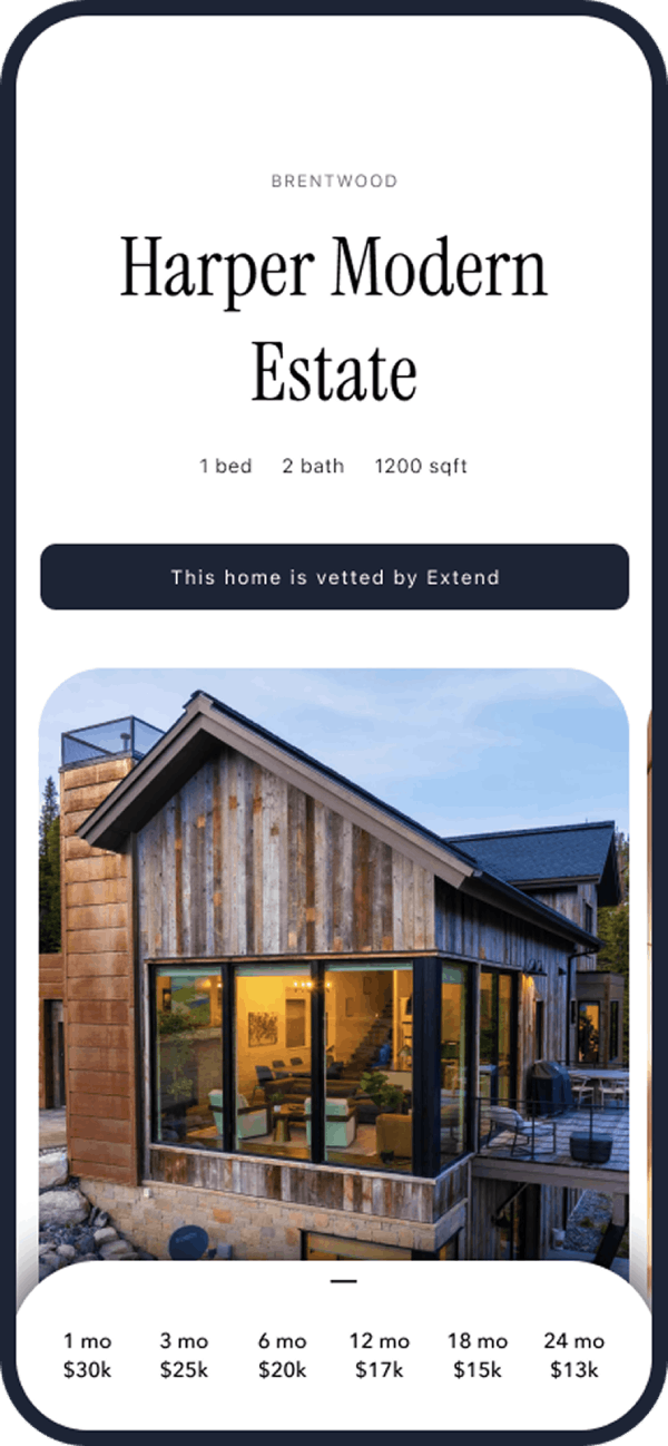 Extend App Screenshot